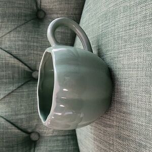 Green Pumpkin-Shaped Mug